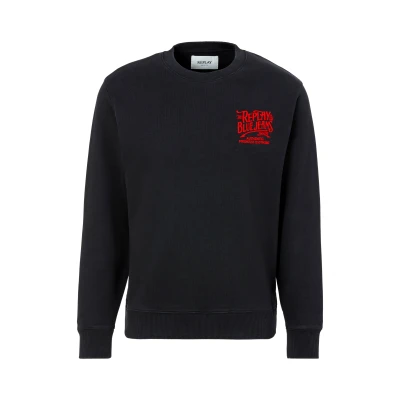 Abbildung von Replay Sweatshirt, Herren, Größe: Large, Black