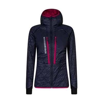 Abbildung von Rock Experience REWJ06641 KATMAI HOODIE HYBRID Jacket Women&#039;s 1330 BLUE NIGHTS+1330 NIGHTS+2000 CHERRIES S