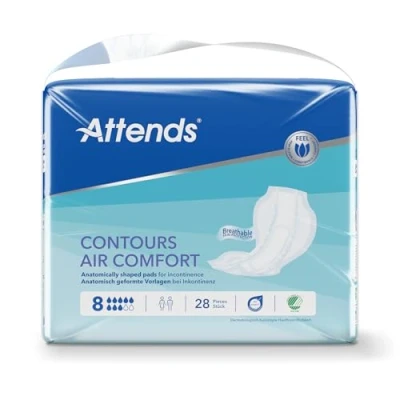 Abbildung von Attends Contours Air Comfort 8 Vorlagen 4X28 St