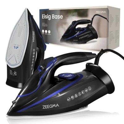 Abbildung von Zeegma Dampfbügeleisen EISIG BASE, 3100 W, 3100W/AntiCalc/AntiDrip/Keramik Beschichtung/Auto Off