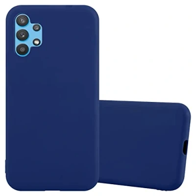 Abbildung von Cadorabo Hülle kompatibel mit Samsung Galaxy A32 4G Schutzhülle TPU Silikon Case Candy Design Slim Kratzfest Weiche Gummi Rundumschutz für in Blau