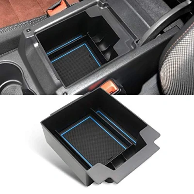 Abbildung von YEE PIN 2023 Ateca Mittelkonsole SEAT FR 2016 Handschuhfach für Armlehne Organizer Aufbewahrungsbox Mit Rutschfestermatte Cuprα