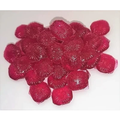 Abbildung von 250 gr. Zuckerfreies Cachou Mini Bonbon in Rot Geschmack Anis mit etwas Lakritz