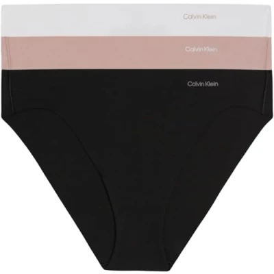 Abbildung von Calvin Klein Underwear MID RISE 3 PACK Slip, Damen, Größe: 3XL, Black/white/subdued