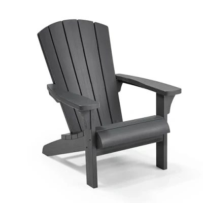 Abbildung von Keter Gartensessel Adirondack Troy anthrazit, Strandstuhl, Loungestuhl, wetterfest