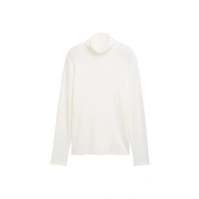 Abbildung von TOM Tailor Langarmshirt, Damen, Größe: XXL, Whisper white