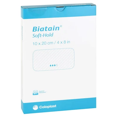 Abbildung von Biatain Schaumverband 10x20 cm sanft haftend