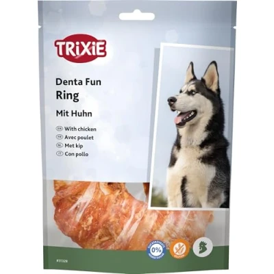 Abbildung von Trixie Denta Fun tyggering, kylling, ø 10 cm, 110 g (6 pk/ps)