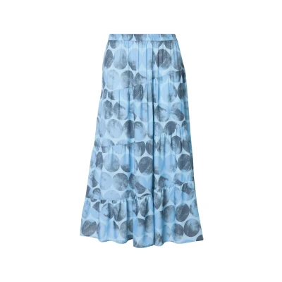 Abbildung von Ulla Popken Alinienrock, Damen, Größe: 54/56, Light blue