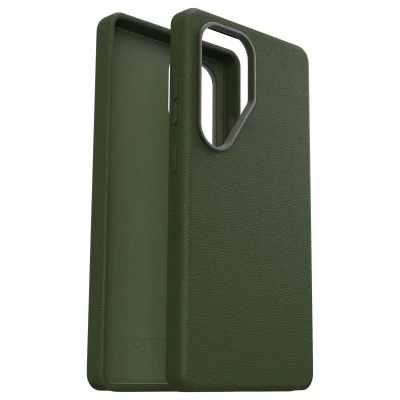 Abbildung von Samsung Galaxy S25 Ultra Hülle MagSafe Kunstleder OtterBox Hard Case/Backcover Handyhülle Grün Shockproof/Stoßfest