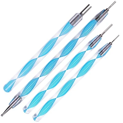 Abbildung von JUYA Quilling Schlitz Werkzeuge mit Edelstahl Kopf (blau, 4 pcs set)