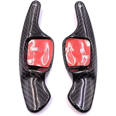 Abbildung von H Customs Schaltwippen Shift Paddle kompatibel mit Golf 8 (auch GTI und GTD) aus Carbon