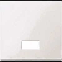 Abbildung von Merten 432819 Wippe mit rechteckigem Symbolfenster, polarweiß glänzend, System M