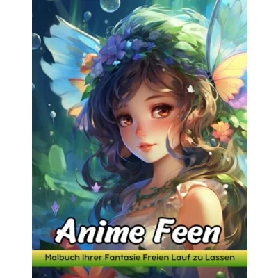 Abbildung von Anime Feen: Malbuch Für Erwachsene Mit Feen Zum Stressabbau Und Zur Entspannung