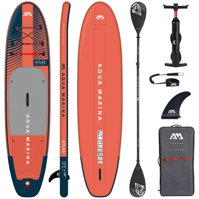 Abbildung von Aqua Marina Atlas 12&#039;0“ BT 23ATP aufblasbares SUP Board 2 in 1 Dual Tech Paddle