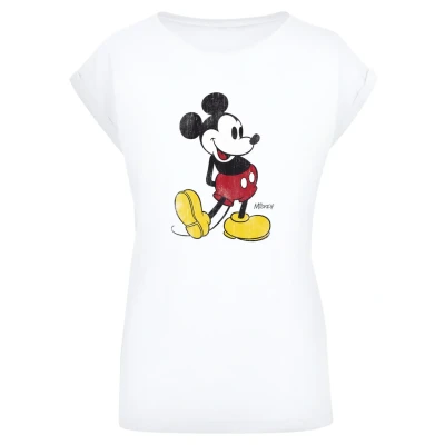 Abbildung von F4NT4STIC Disney Micky MAUS Classic Tshirt print, Damen, Größe: 3XL, White