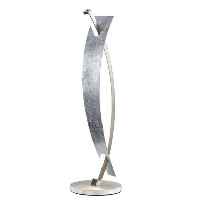 Abbildung von Lucande LED Tischleuchte Marija, Höhe 62 cm, silber, Metall