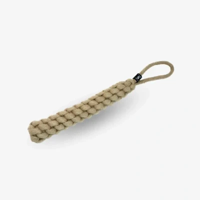 Abbildung von Vitomalia® 100% Naturhanf Zerrspielzeug Hund Dummy Tau Hundespielzeug für Kleine &amp; Große Hunde Umweltfreundlich, Langlebig, Ideal als Ziehspielzeug (L = 7cmØ 40cm Lang)