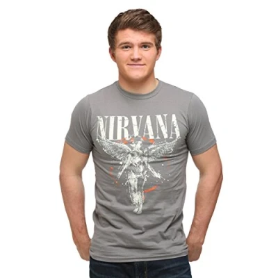 Abbildung von FEA Nirvana Galaxy in Utero Soft T Shirt, Asphalt, XL