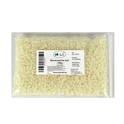 Abbildung von Sala Bienenwachs Pastillen hell gebleicht weiß Ph. Eur. 100 g Beutel