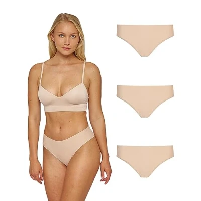 Abbildung von Snocks Hipster AUS 3 PACK Slip, Damen, Größe: XL, Hellbeige