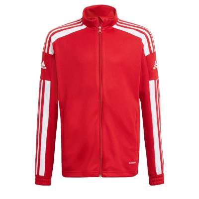 Abbildung von adidas Performance Trainingsjacke für Kinder, Größe: 140, Rotweiss