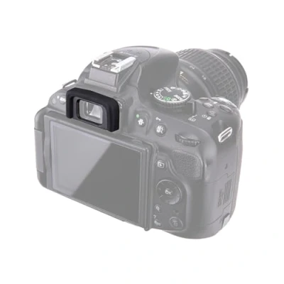 Abbildung von JJC Weiche Silikon Augenmuschel für Nikon D5600 D5500 D5400 D5300 D5200 D5100 D5000 D3400 D3300 D3200 D3100 D3000 Kamera ersetzt DK 25 Okular