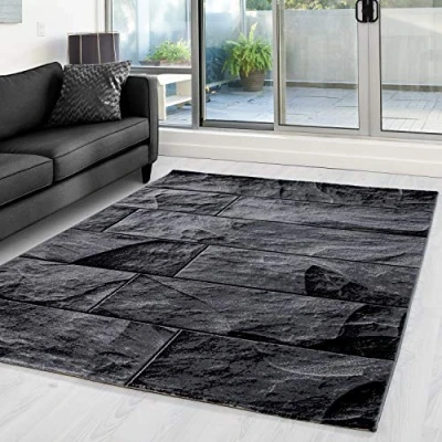 Abbildung von Teppich, PARMA 9250, BLACK, 200 x 290 cm