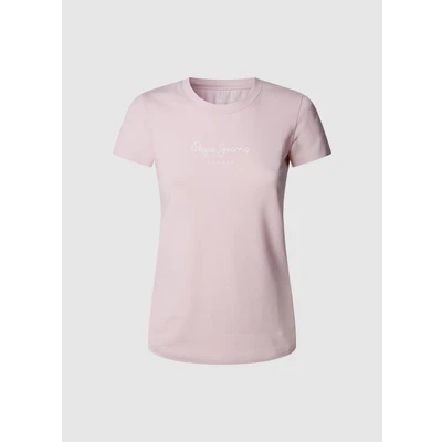 Abbildung von Pepe Jeans NEW Virginia Tshirt print, Damen, Größe: Large, Light pink