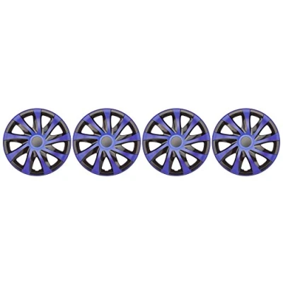 Abbildung von NRM KO251 Radzierblende Draco CS, Schwarz/Blau, 15 Zoll, 4er Set