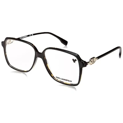 Abbildung von Karl Lagerfeld Damen KL6096 407 Rahmen von BRILLEN Injiziert Blau Quadratisch Photochromatisch