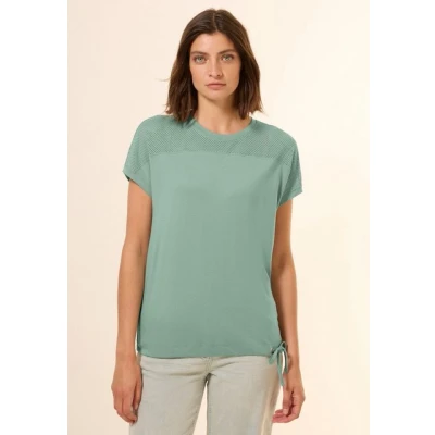 Abbildung von Cecil MIT Detail Tshirt print, Damen, Größe: XL, Grün