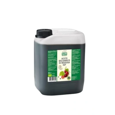 Abbildung von Byodo Bio Aceto Balsamico di Modena g.g.A., 6% Säure, Großpackung 6 x 5 Liter Hochwertiger Italienischer Essig, und Authentisch, Ideal für Salate Saucen