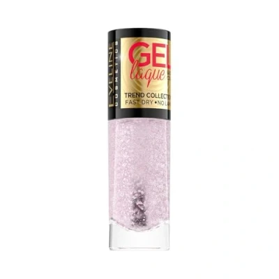 Abbildung von Eveline Cosmetics Gel Laque Schnelltrocknender Langanhaltender Nagellack Finish ohne UV/LED Lampe Einfache Anwendung, Lebendige Farben