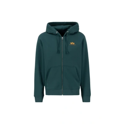 Abbildung von Alpha Industries Sweatjacke, Herren, Größe: Small, Force green
