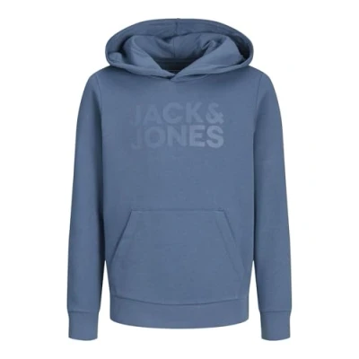 Abbildung von Jack &amp; Jones Junior Jjecorp LOGO HOOD Kapuzenpullover für Kinder, Größe: 152, Oceanview