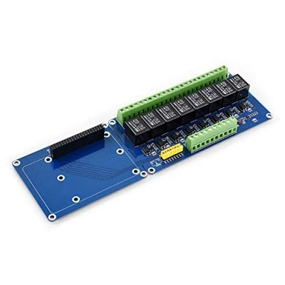 Abbildung von Raspberry Pi Expansion Board 8 Channel Relays Loads up to 5A 250V AC or 30V DC for A+/B+/2B/3B/3B+/4B SPDT NO,NC Contact Form 6mA per Supports Jetson Nano