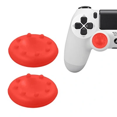 Abbildung von PhoneNatic Controller Schutz Kappen in rot Analogstick Aufsätze