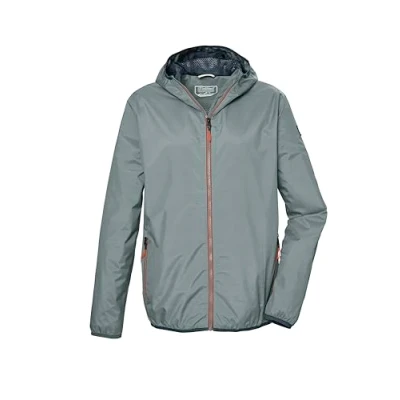 Abbildung von killtec Herren Funktionsjacke wasserdicht/Regenjacke mit Kapuze, packbar KOS 112 MN JCKT, blaugrau, XXL, 42957 000