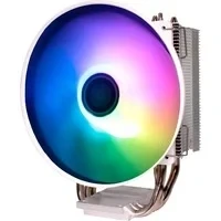 Abbildung von Xilence M403PRO.W.ARGB AMD und Intel CPU Luft Kühler, AM5/AM4, LGA 1700/1150/1151/1155/1156/1200, 150W TDP, leiser 120mm ARGB PWM Lüfter, einfache Montage, optimal für moderate Kühlanforderungen, weiß