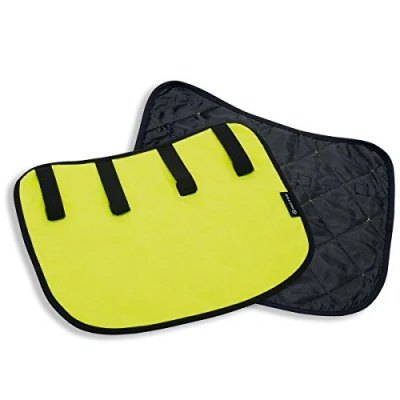 Abbildung von uvex Unisex Erwachsene Alpine kühlender Nackenschutz für Pheos Helme, Farbe:gelb, Schwarz, Einheitsgröße