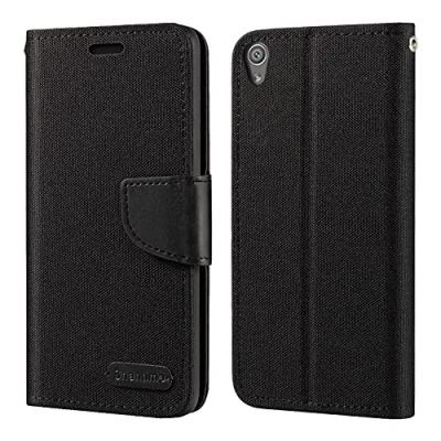 Abbildung von Sony Xperia XA F3111 Hülle, Oxford Leder Wallet Case mit Soft TPU Back Cover Magnet Flip für