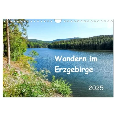 Abbildung von Wandern im Erzgebirge (Wandkalender 2025 DIN A4 quer), CALVENDO Monatskalender