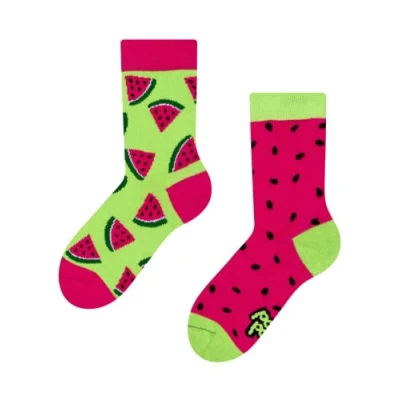 Abbildung von Dedoles Socken Kinder Mädchen Jungen Baumwolle viele lustige Designs Weihnachtssocken 1 Paar, Farbe Rot, Motiv Wassermelone, Gr. 31 34