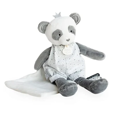 Abbildung von Doudou et Compagnie DC3544 ATTRAPE REVE PANDA Marionette mit Decke, grau