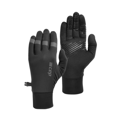 Abbildung von CEP COLD Weather Unisex Fingerhandschuh, Größe: Large, Black
