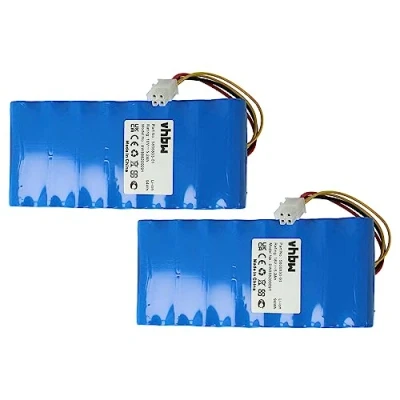 Abbildung von vhbw 2X Akku kompatibel mit Husqvarna Automower 320, 330X (mit 2 Akkus), 320 2014, 2013, 2015 (5200mAh, 18V, Li Ion)