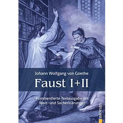 Abbildung von Faust I und II. Textausgabe mit Wort Sacherklärungen Verszählung
