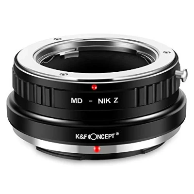 Abbildung von K&amp;F Concept MD NIK Z Bajonettadapter Objektiv Ring für Minolta MC auf Nikon 7 und 6 Spiegellose Vollformatkamera