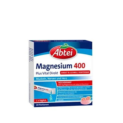 Abbildung von Abtei Magnesium 400 Plus Vital Direkt Gr 20 St